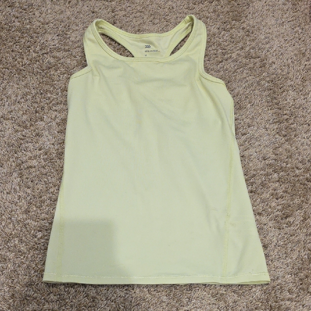 ELECTRIC YELLOW GIRLS RACERBACK
